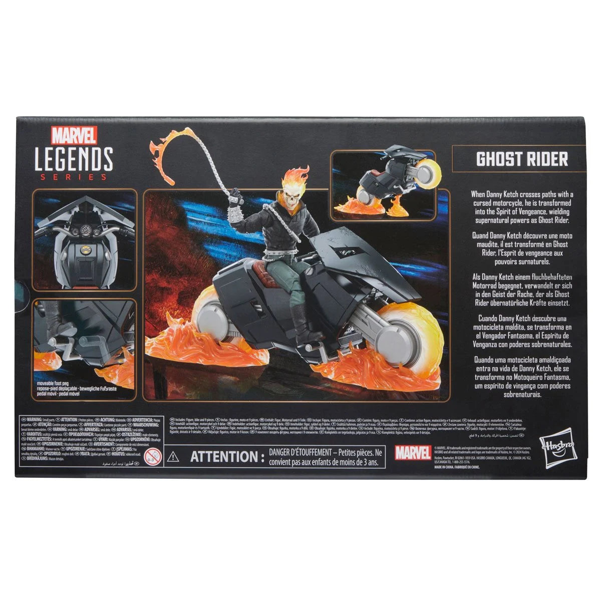 (PREVENTA) Ghost Rider Marvel Legends Ghost Rider (Danny Ketch) & Hellcycle Set